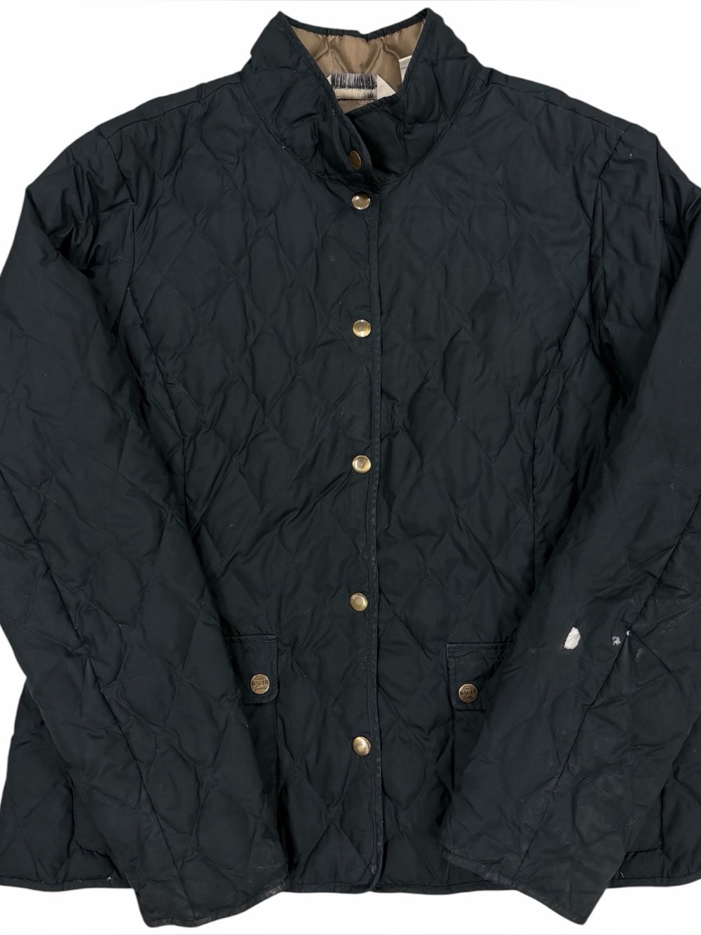 Eddie Bauer Black Goose Down
Quilted Diamond Pattern Jacket